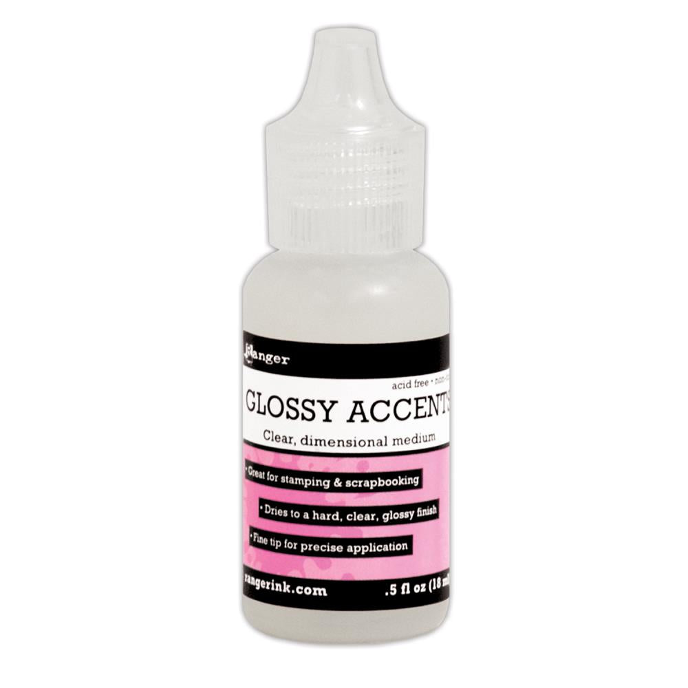 Ranger Glossy Accents Precision Tip 2oz per bottle - Lot of 2