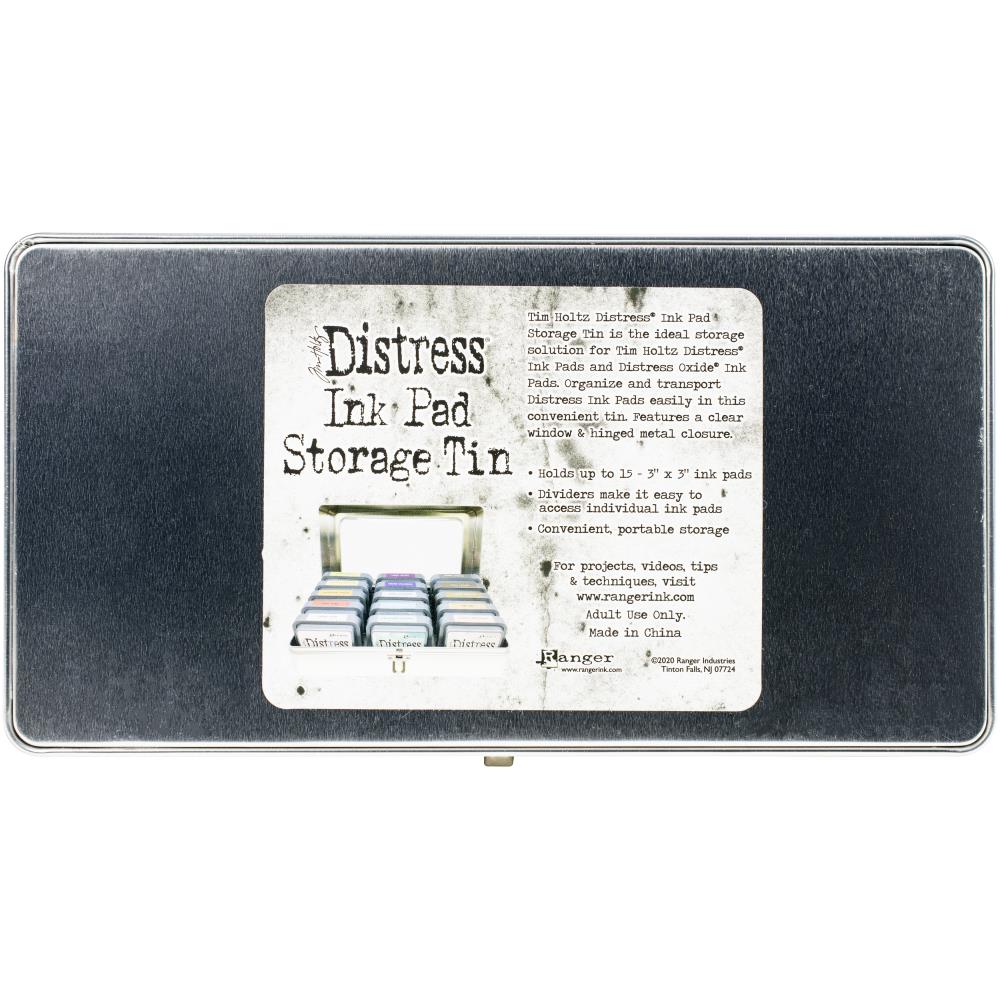 Tim Holtz Distress Ink Pad Storage Tin Ranger tda68075 bottom view