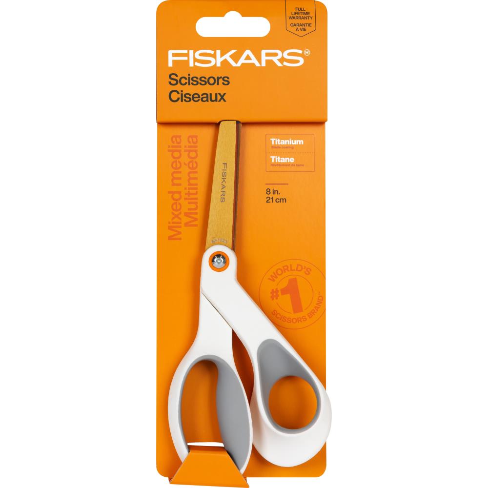 Fiskars RazorEdge Tabletop Fabric Shears-8 Bent, Count: 1