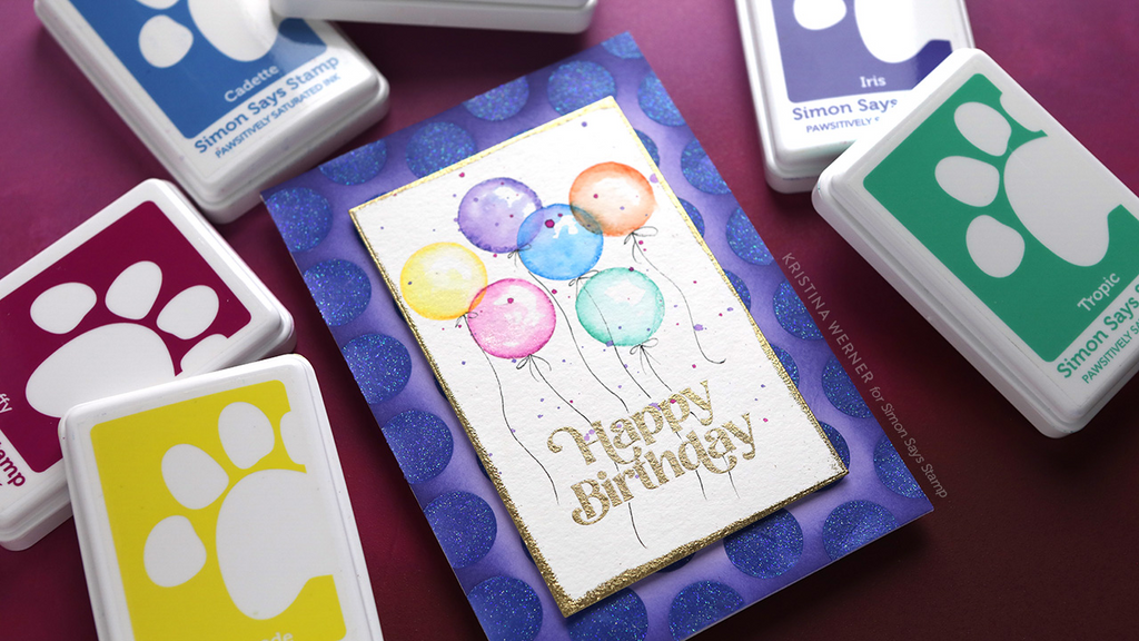 Simon Says Stamp Card Kit of the Month May 2024 Celestial Wishes ck0524 Birthday Card | color-code:ALT17