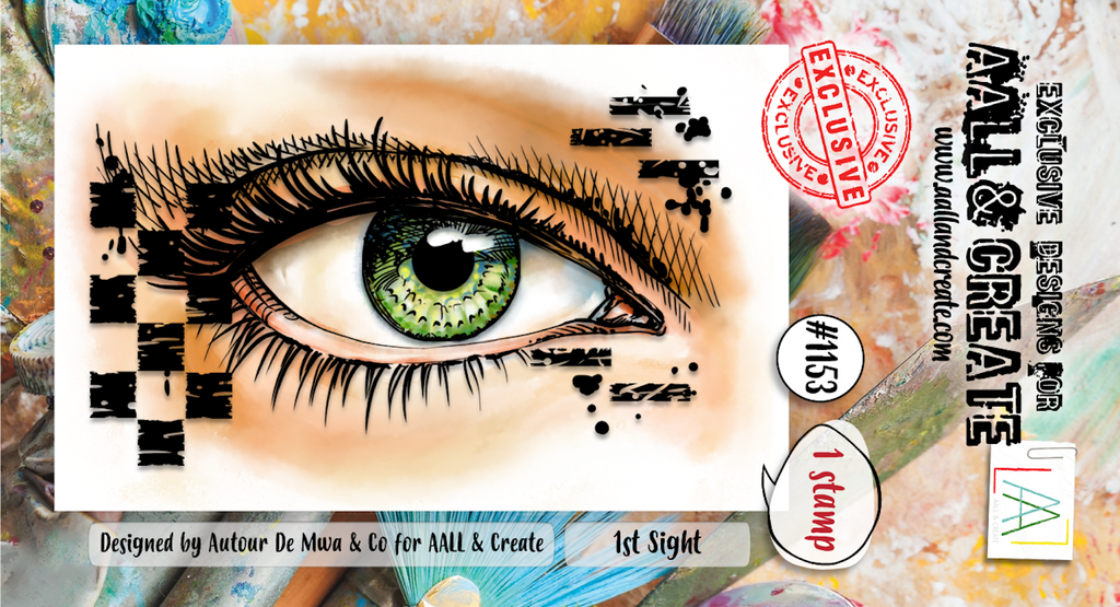 AALL & Create 1st Sight A8 Clear Stamps 1153