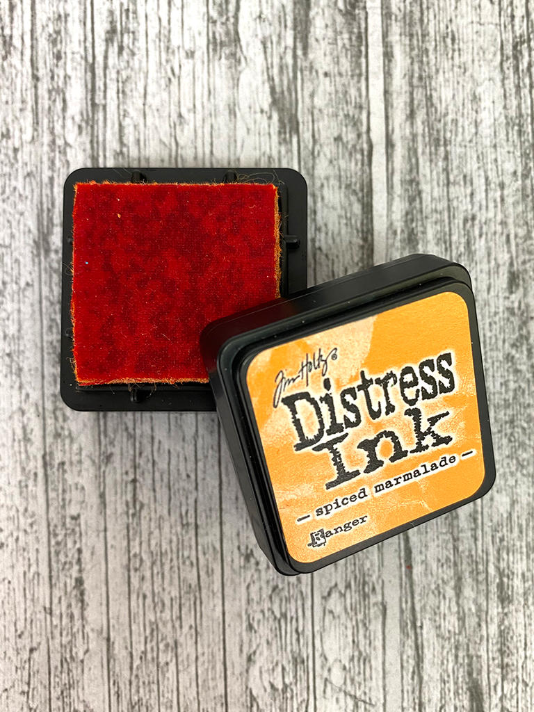 Tim Holtz Distress Mini Ink Pad Spiced Marmalade Ranger TDP40187 Secondary Project
