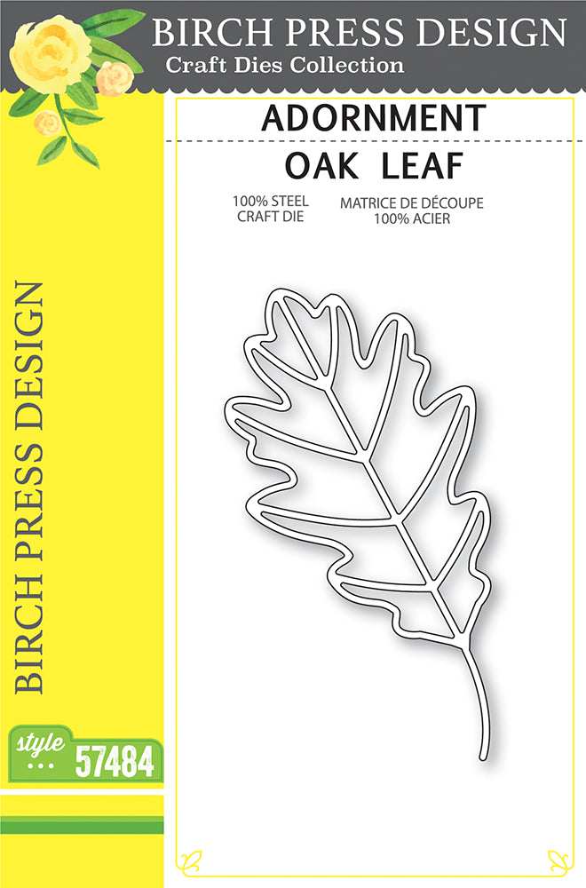 Birch Press Design Adornment Oak Leaf Dies 57484