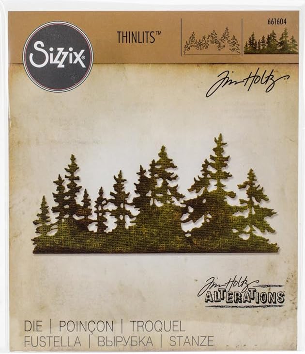 Tim Holtz Sizzix TREE LINE Thinlits Die 661604