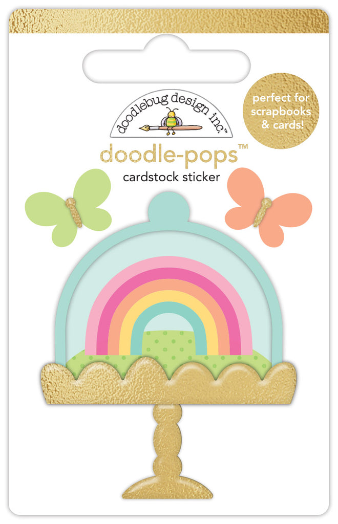 Doodlebug A Bit of Happiness Doodle Pops 3D Stickers 8164