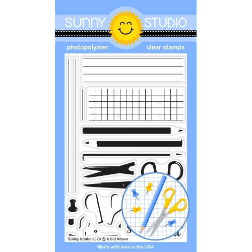 Sunny Studio A Cut Above Clear Stamps SSCL-350