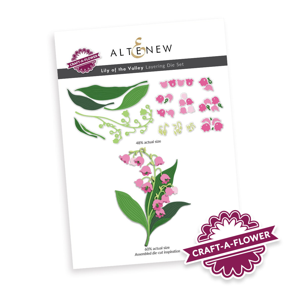 Altenew Craft A Flower Lily of the Valley Layering Dies alt10822