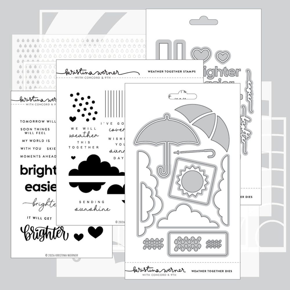 Concord & 9th Kristina Werner OCC Brighter Days Stamps Dies and Concord & 9th Kristina Werner OCC Brighter Days Stamps Dies and