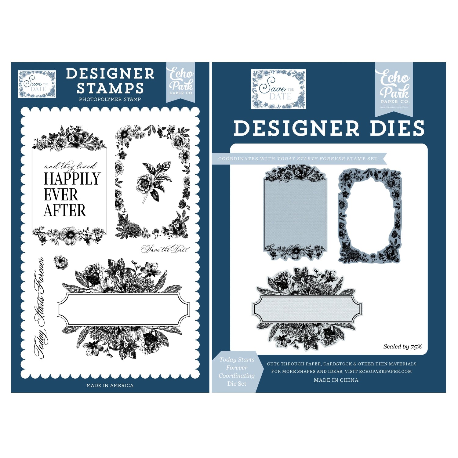 Echo Park Today Starts Forever Clear Stamps And Dies Bundle – Simon ...