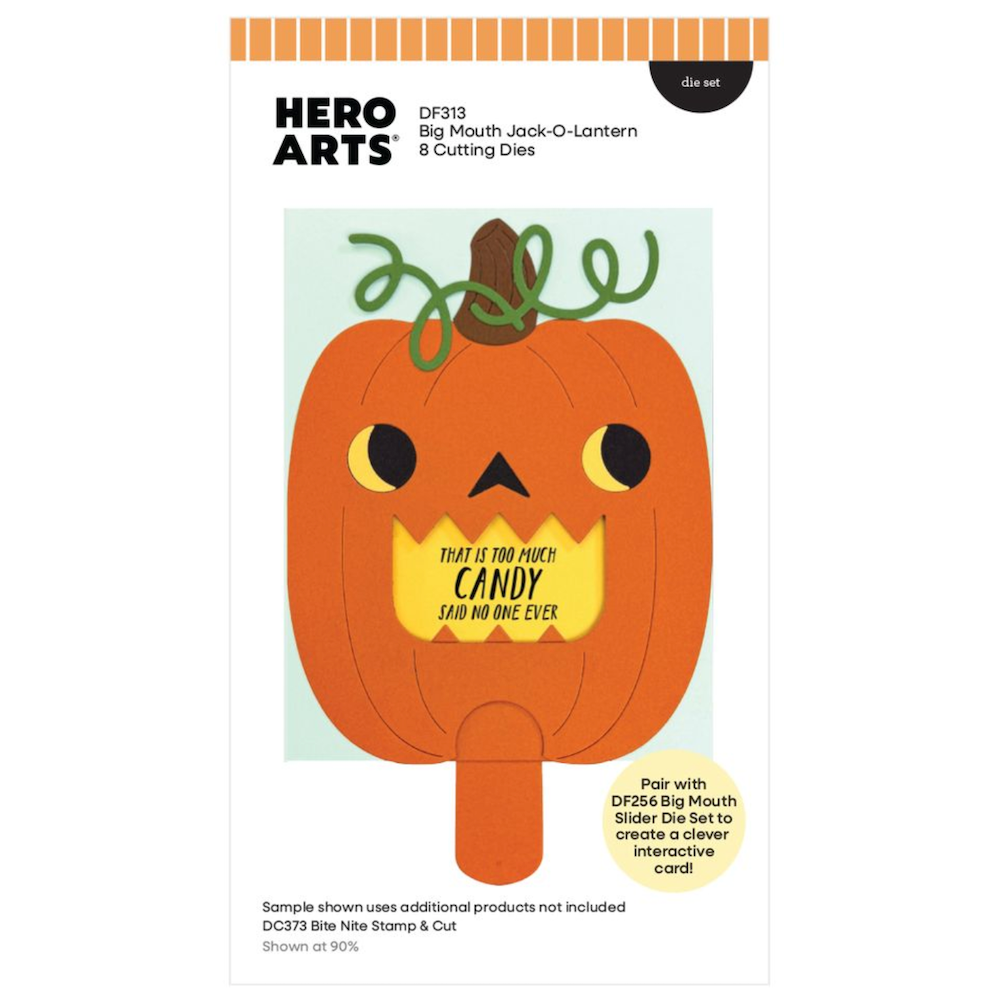 Hero Arts Big Mouth Jack-o-Lantern Die Set df313 – Simon Says Stamp