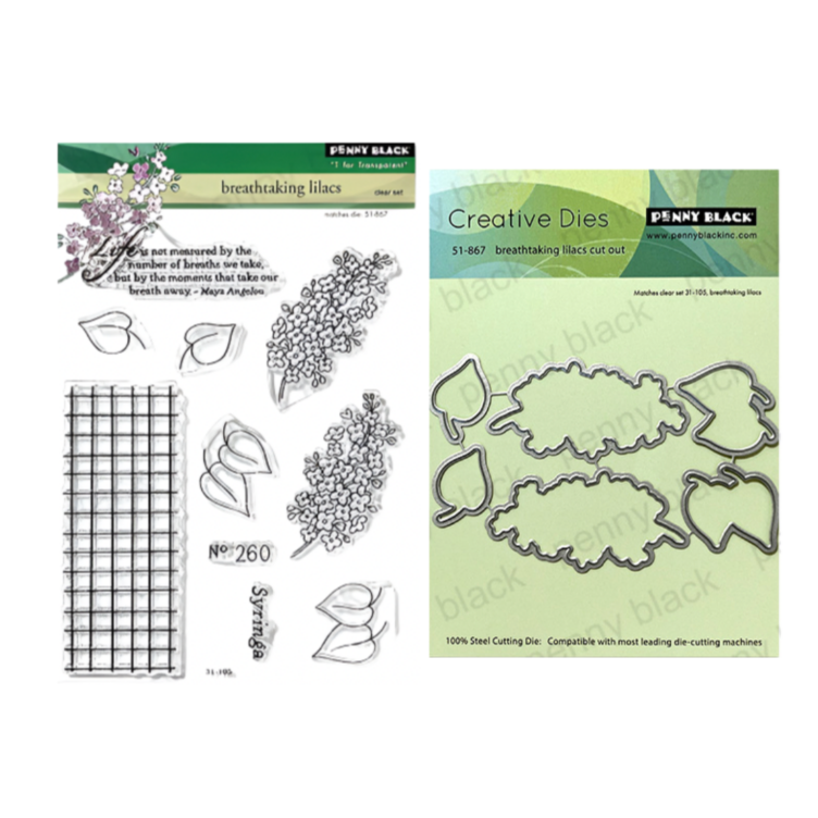 nupur creatives: Lush Lilacs Step Card