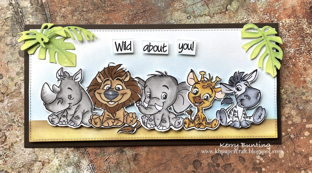C.C. Designs African Animals Stamp Set ccd0326 Wild about you | color-code:ALT01