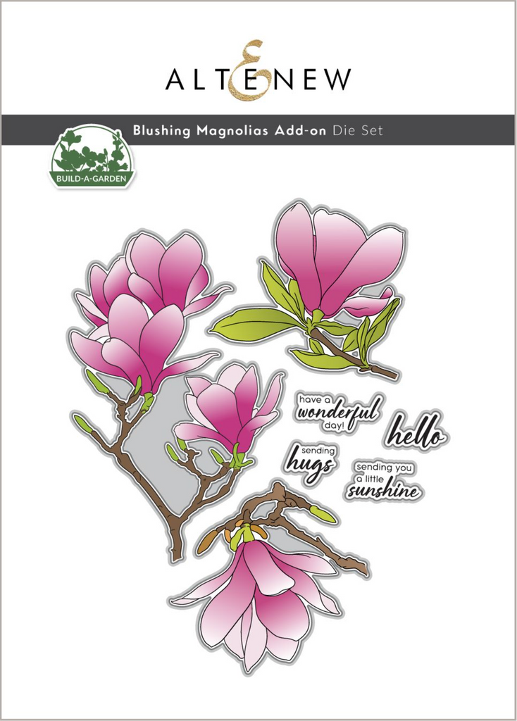 Altenew Build-A-Garden Blushing Magnolias Add-on Dies alt8189