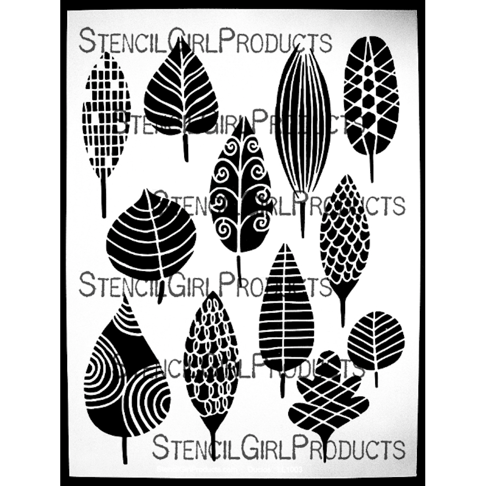 StencilGirl Autumn Leaves Stencil ll1003 – Simon Says Stamp