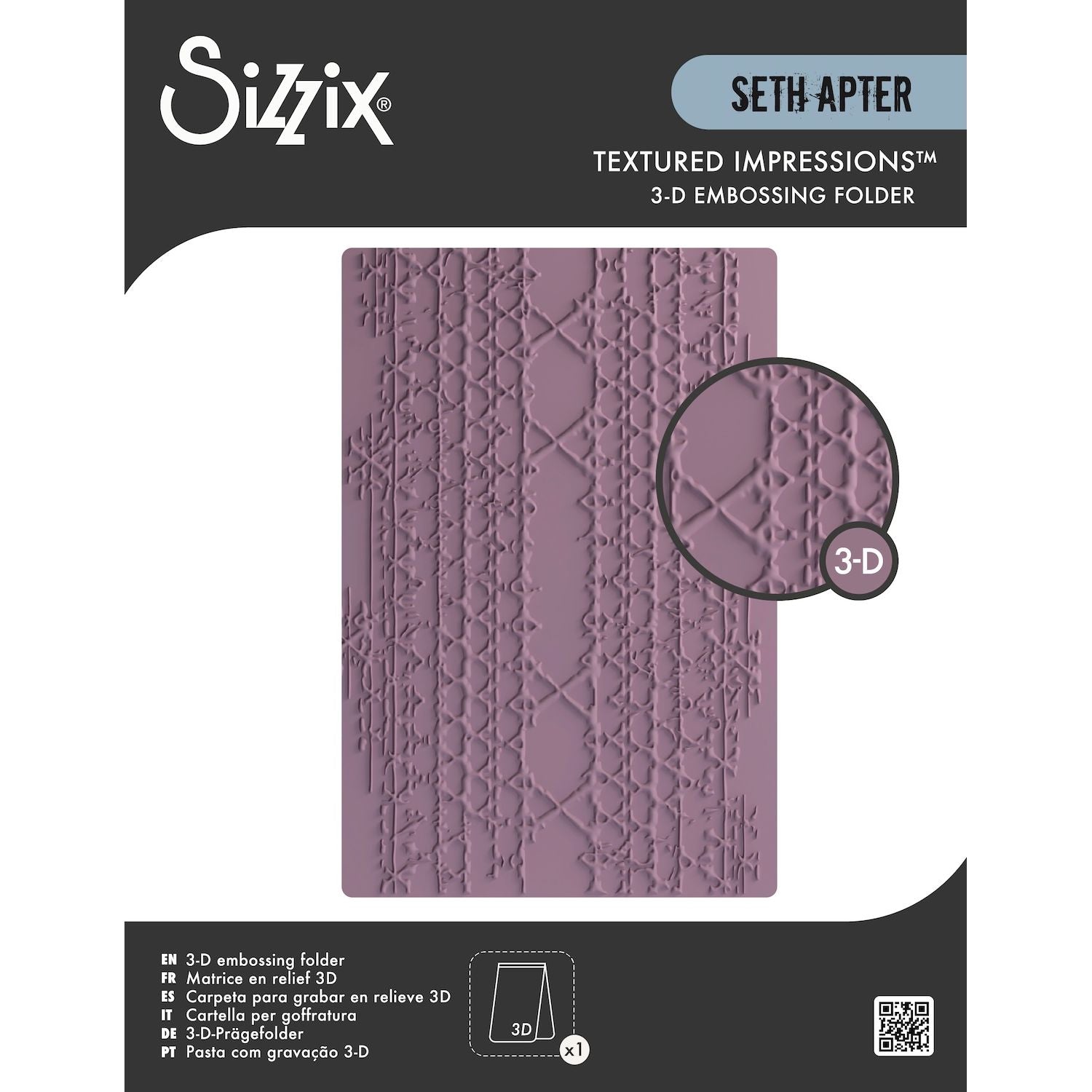 Sizzix Magic Mesh 3D Embossing Folder 667049 – Simon Says Stamp