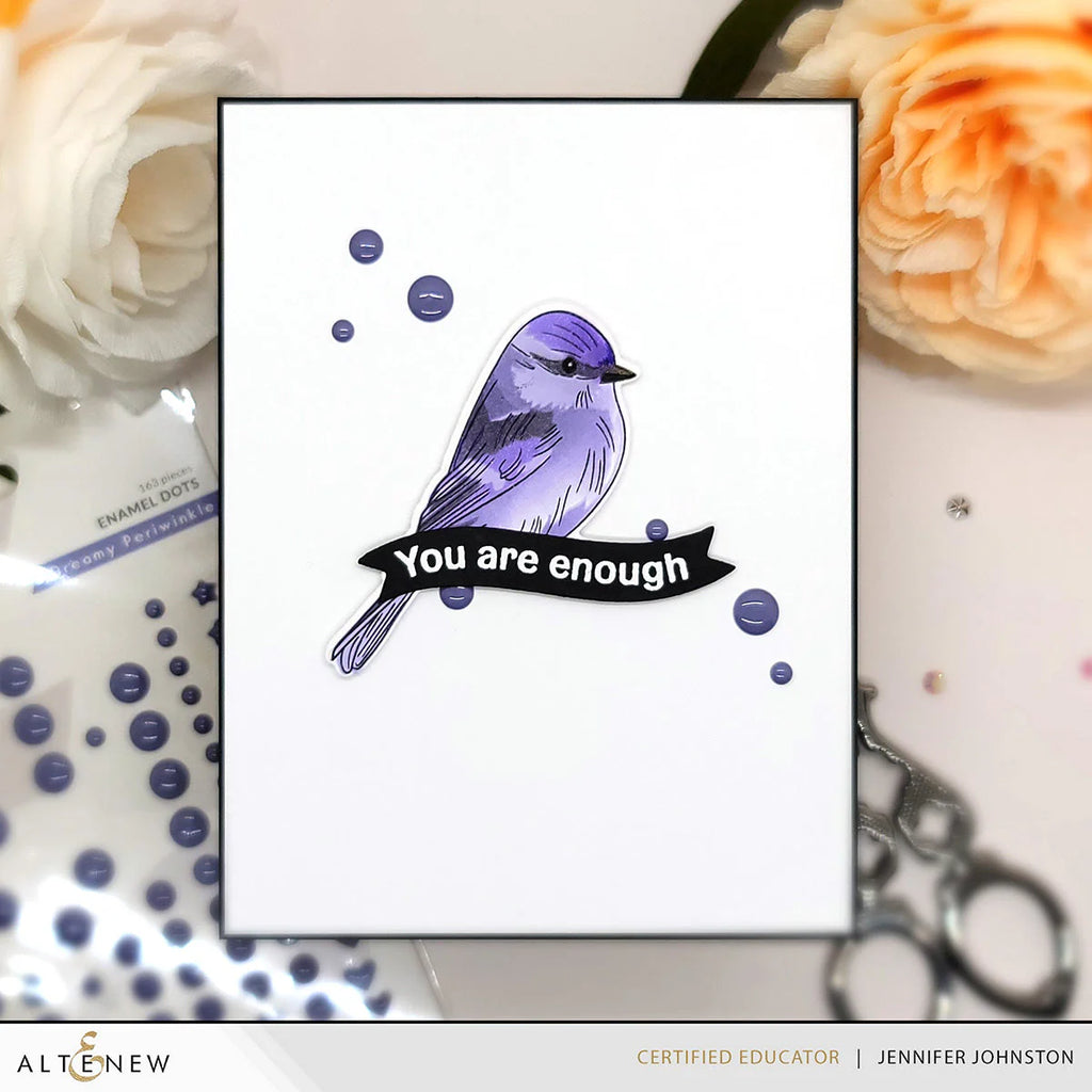 Altenew Dreamy Periwinkle Fresh Dye Ink Cube alt8811 purple bird