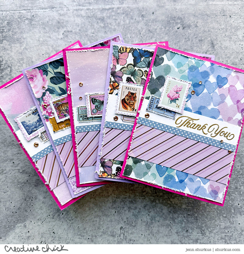  Simon Says Stamp Card Kit of the Month April 2024 Wild and Free Flowers ck0424 Card Set | color-code:ALT20