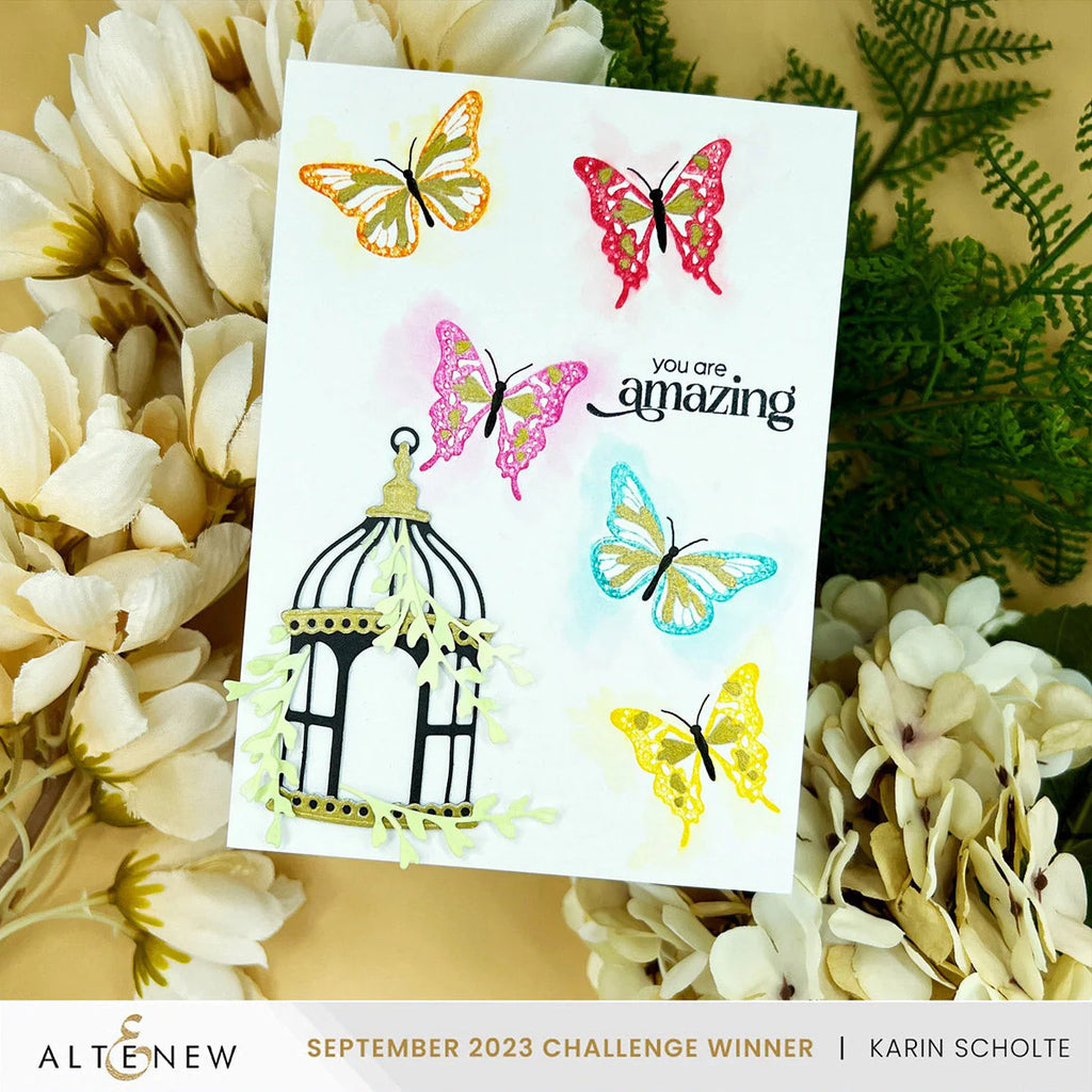 Altenew Mini Delight Butterfly Dreams Stamp and Die Set alt10102bn amazing