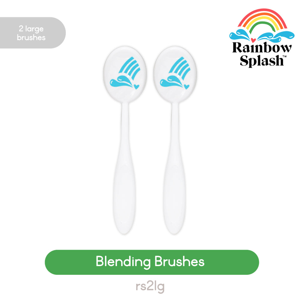 Rainbow Splash Large Blending Brushes Pack of 2 rs2lg Splendor