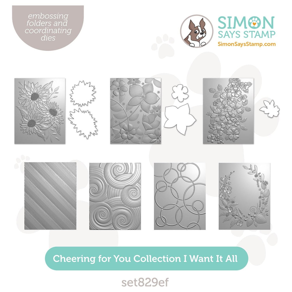 Simon Says Stamp Cheering for You Collection I Want It All Embossing F