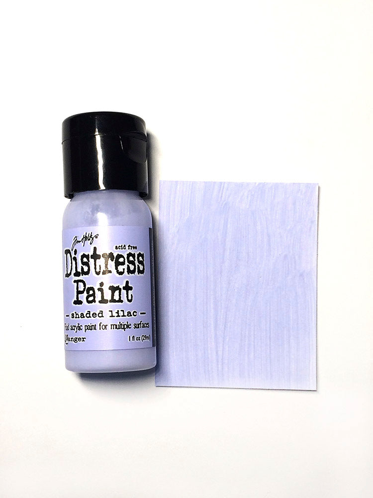 *Tim Holtz Flip Top Distress Paint SHADED LILAC Ranger TDF53262 Color Swatch