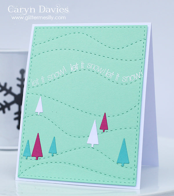 Simon Says Stamp! Simon Says Stamp STITCHED SLOPES AND HILLS Wafer Dies sssd111400