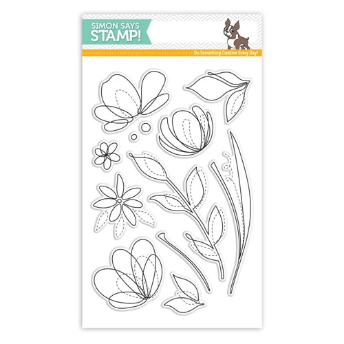Simon Says Stamp! Simon Says Clear Stamps Elegant FLOWERS SSS101595