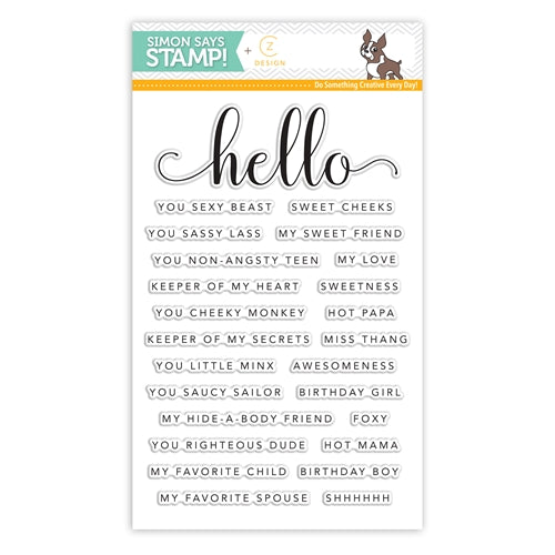 Simon Says Stamp! CZ Design Clear Stamps HELLO YOU CZ08