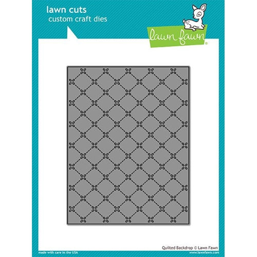 Simon Says Stamp! Lawn Fawn QUILTED BACKDROP Lawn Cuts LF1625