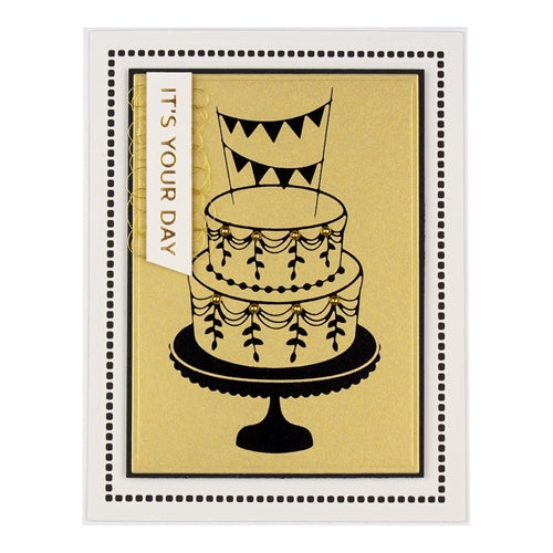 Simon Says Stamp! GLP 094 Spellbinders EVERYDAY SENTIMENTS II Glimmer Hot Foil Plate