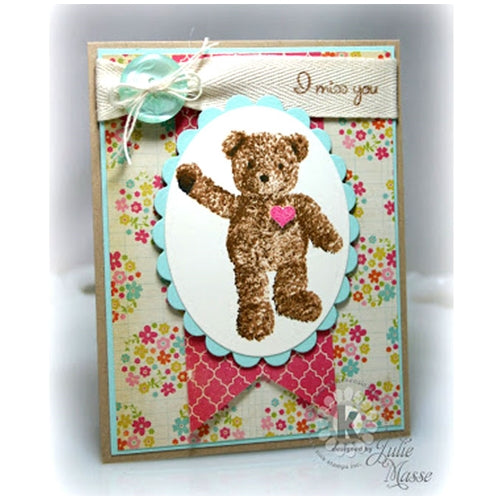 Simon Says Stamp! Kitchen Sink Stamps TEDDY BEAR WISHES kss008
