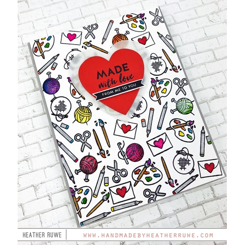 Simon Says Stamp! Simon Says Clear Stamps HAND CRAFTED WITH LOVE sss102029 | color-code:ALT0