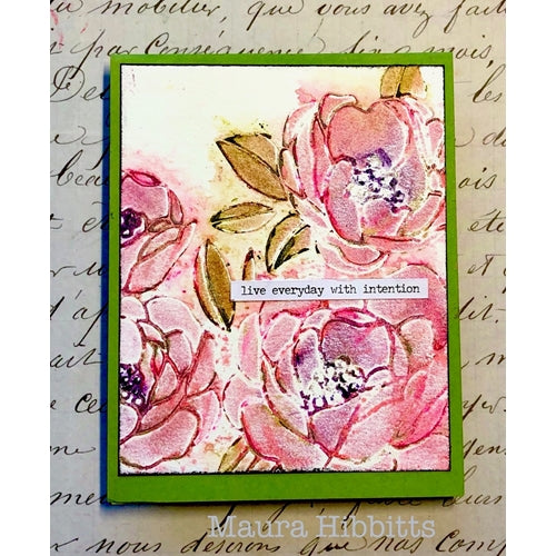 Simon Says Stamp! Simon Says Stamp Stencil PEONY BOUQUET ssst121467 | color-code:ALT4