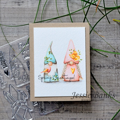 Simon Says Stamp! Simon Says Clear Stamps SPRING GNOMES sss102107 | color-code:ALT1