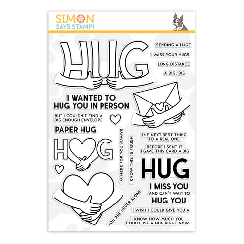 Simon Says Stamp! Simon Says Clear Stamps PAPER HUG sss202177c