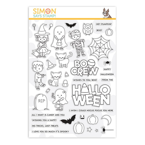 Simon Says Stamp! Simon Says Clear Stamps THE BOO CREW sss202156