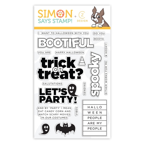 Simon Says Stamp! CZ Design Clear Stamps HALLOWEEN PEOPLE cz358