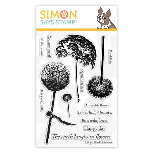 Simon Says Stamp! Simon Says Clear Stamps LAUGH IN FLOWERS sss102163