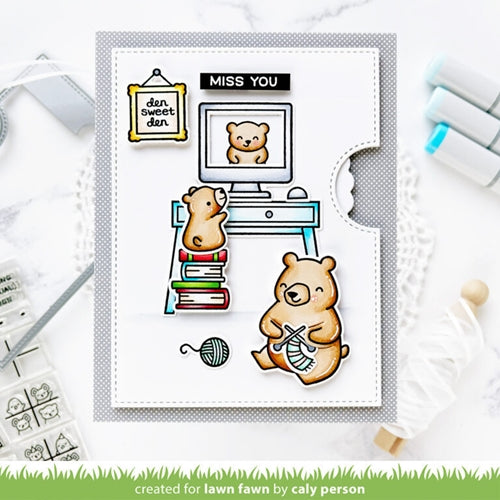 Simon Says Stamp! Lawn Fawn DEN SWEET DEN Clear Stamps lf2409 | color-code:ALT6