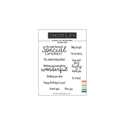 Concord & 9th BUNCH OF BLOSSOMS Clear Stamps 11502* – Simon Says Stamp