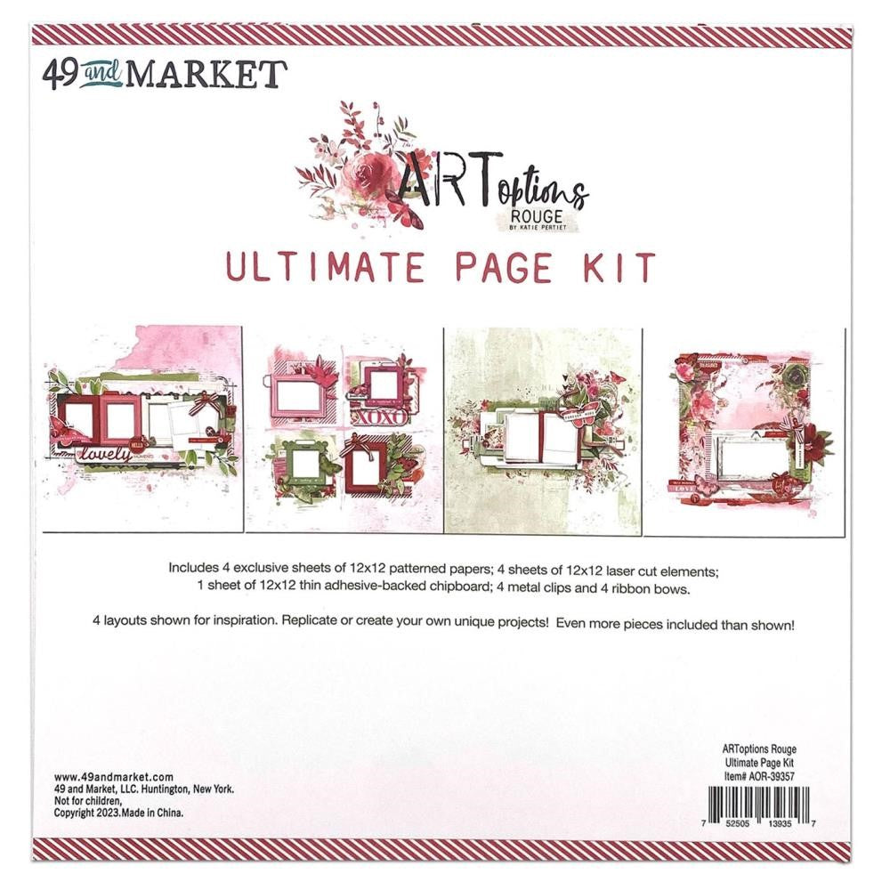 49 and Market ARTOPTIONS ROUGE Ultimate Page Kit AOR-39357