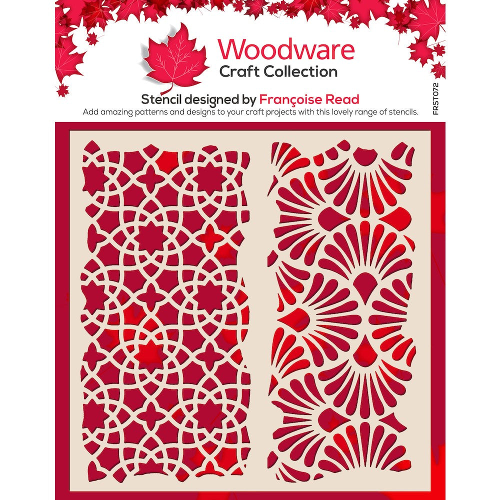 Woodware Craft Collection Arabesque Stencil frst072