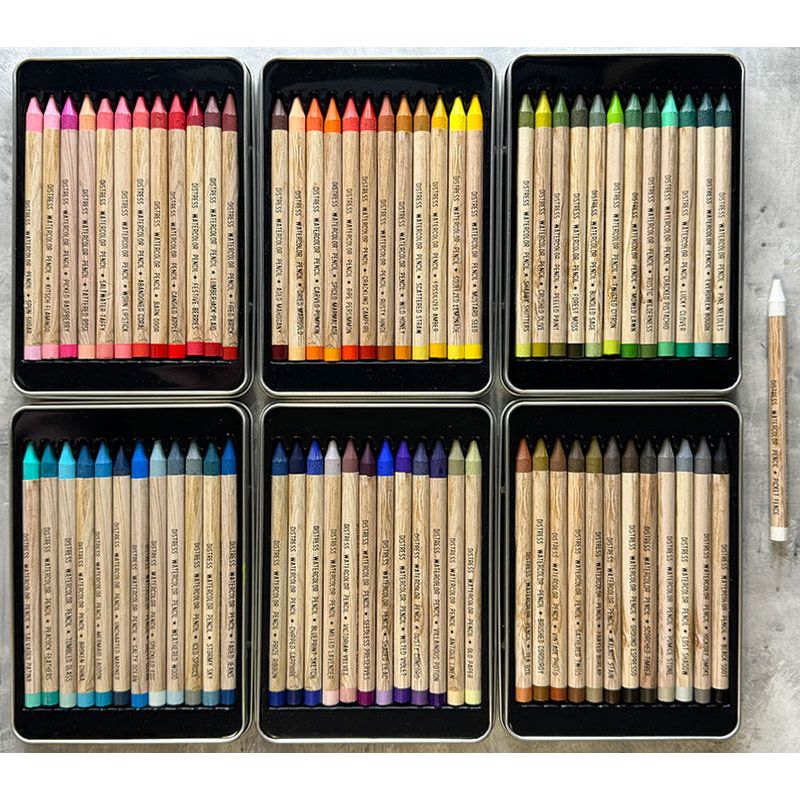 Tim Holtz Distress Watercolor Pencils 75 Bundle Ranger Detailed Product View | color-code:ALT01