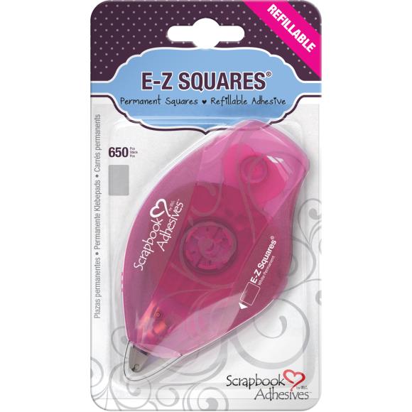 Scrapbook Adhesives E-Z Squares Refillable Dispenser - Permanent
