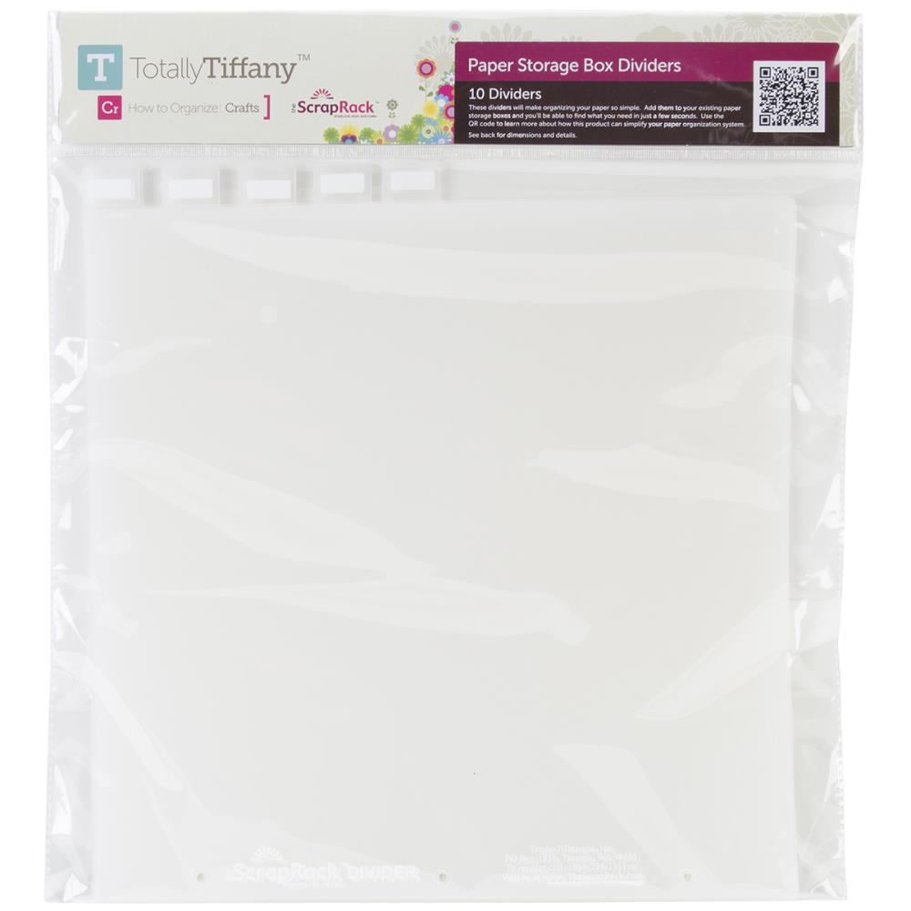 Totally Tiffany Paper Storage Box Dividers 10 Pack a06
