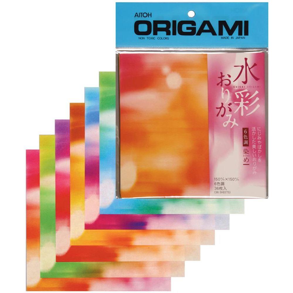 Aitoh Tie Dye Origami Paper Pack 413736