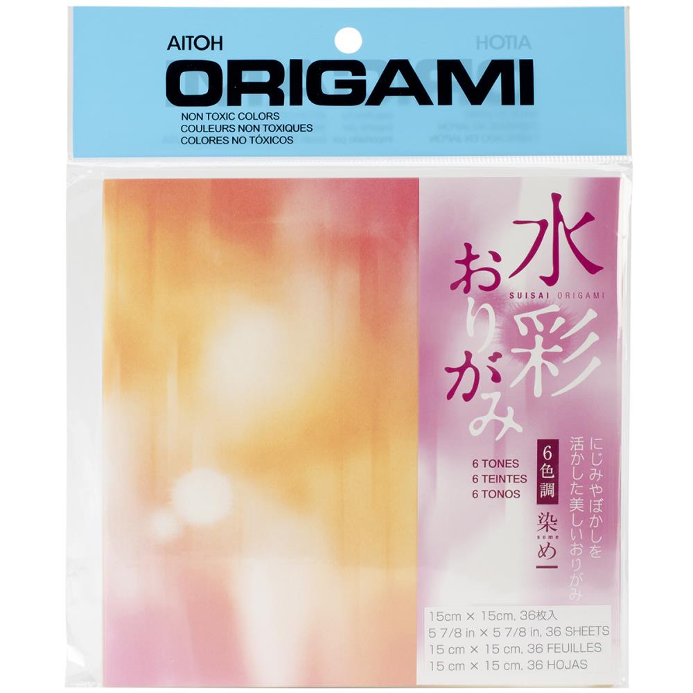 Aitoh Tie Dye Origami Paper Pack 413736 package