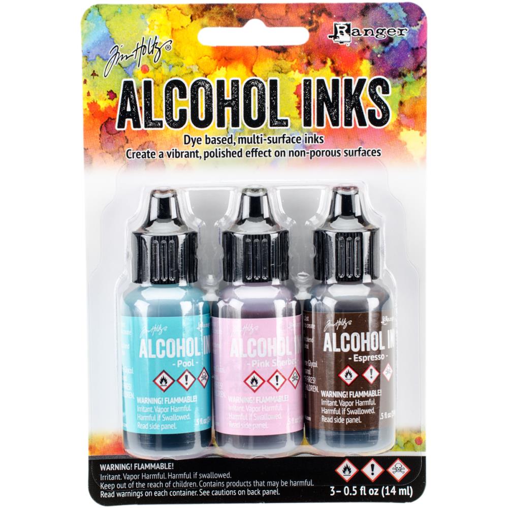 Tim Holtz Alcohol Ink Set RETRO CAFE Ranger TAK52562
