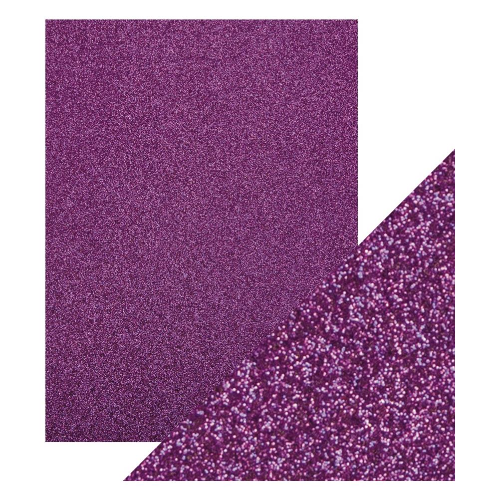 Tonic Nebula Purple 8.5 x 11 Glitter Cardstock 9966e close up