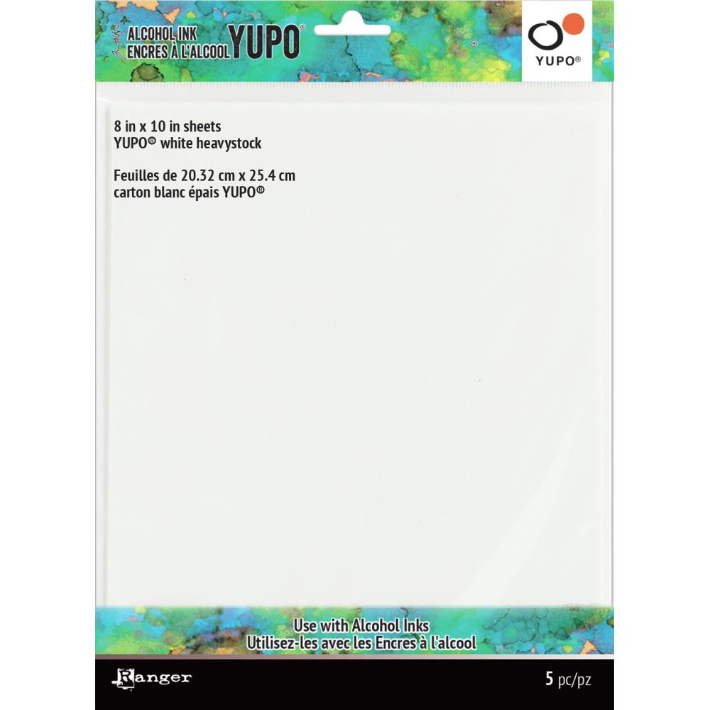 Tim Holtz 8 X 10 White Heavystock Yupo Paper Ranger tac69744